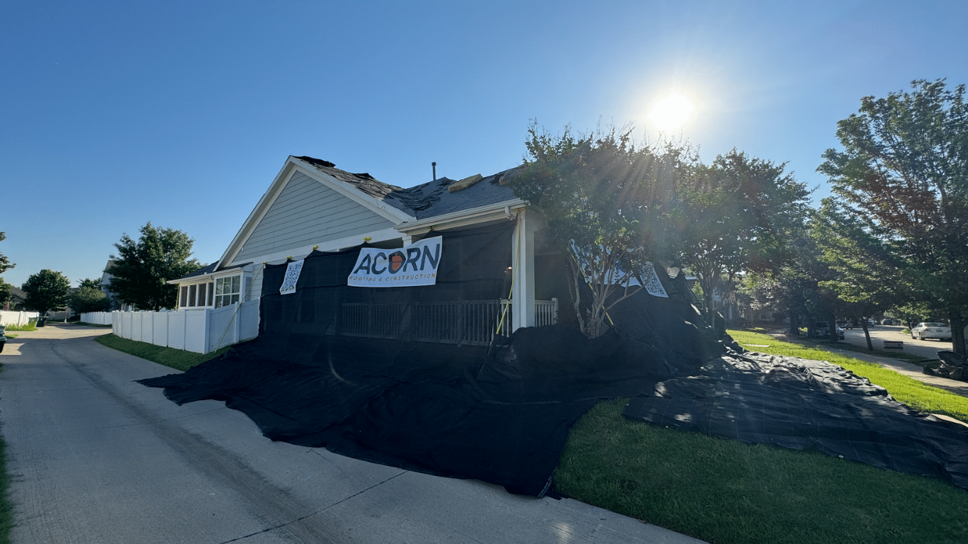 Emergency Roof Repair in Frisco: What to Do After Hail or Storm Damage